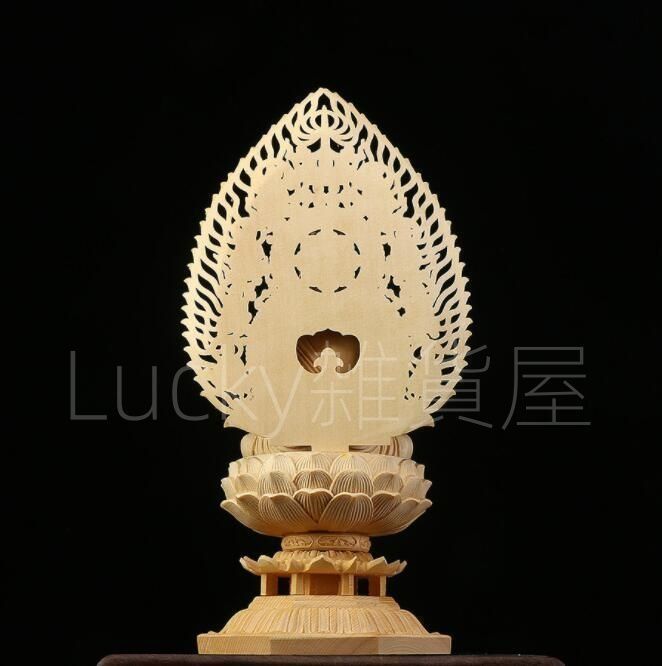 珍品　総檜木材　仏教工芸品　木彫仏像　最高級品　仏師手仕上げ品　大元帥明立像 極上品/綺麗 総檜材 仏教工芸品 木彫仏像 精密彫刻 仏師で仕上げ