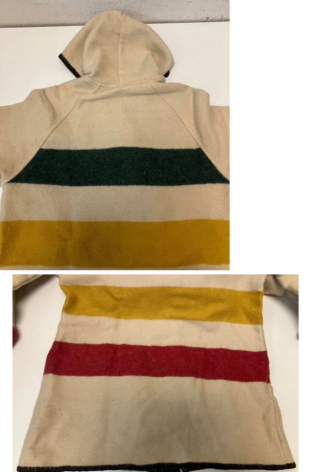 ウールリッチ WOOLRICH 70's 70年代 マルチボーダー フーデッド ウール