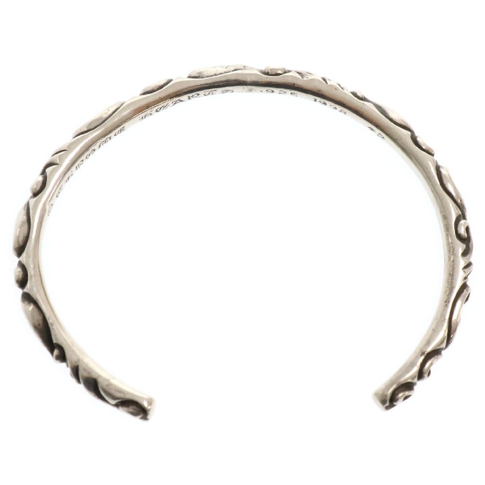 CHROME HEARTS (クロムハーツ) BANGLE SCROLL スクロールバンド シルバーブレスレット シルバー