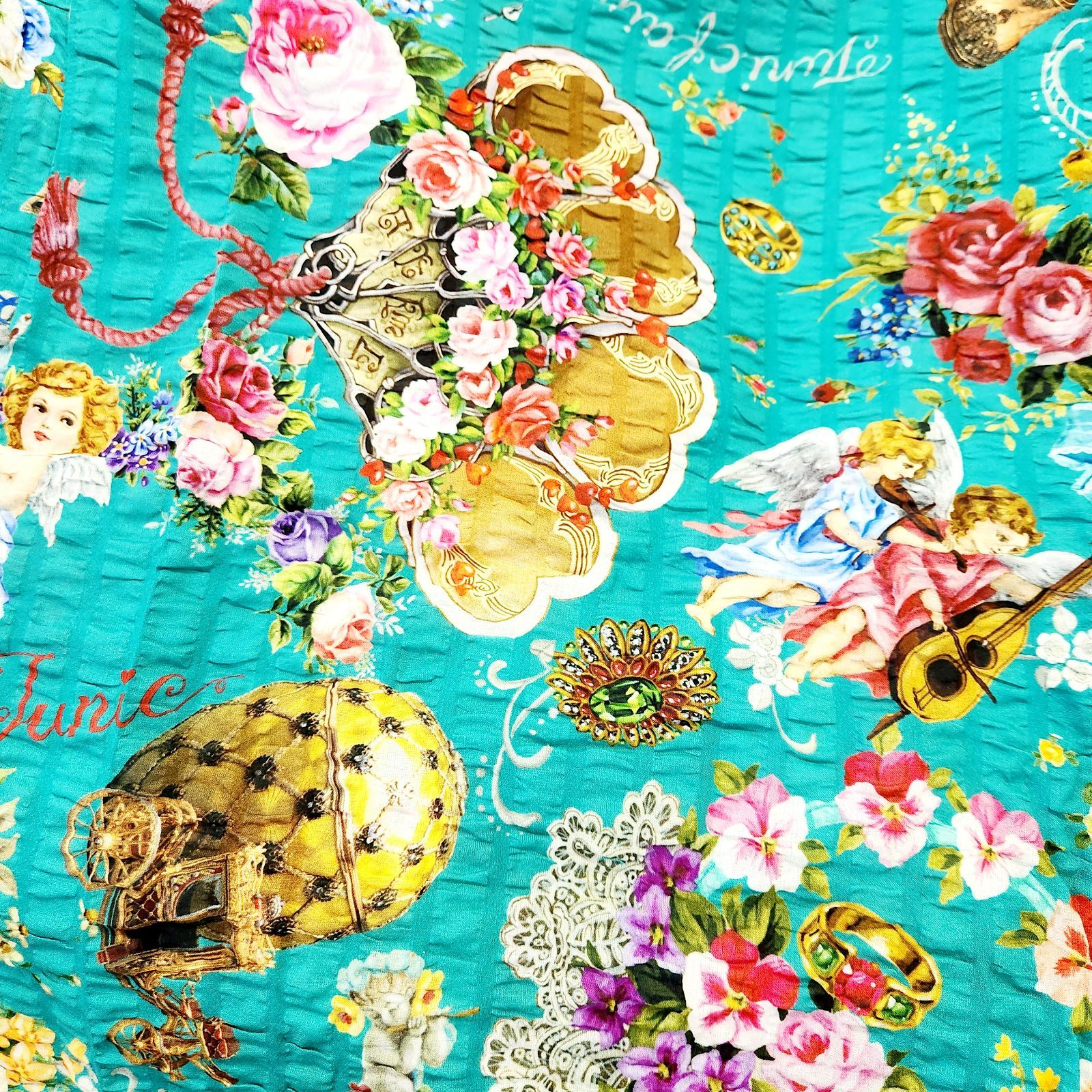 TUNIC シャーリングワンピース