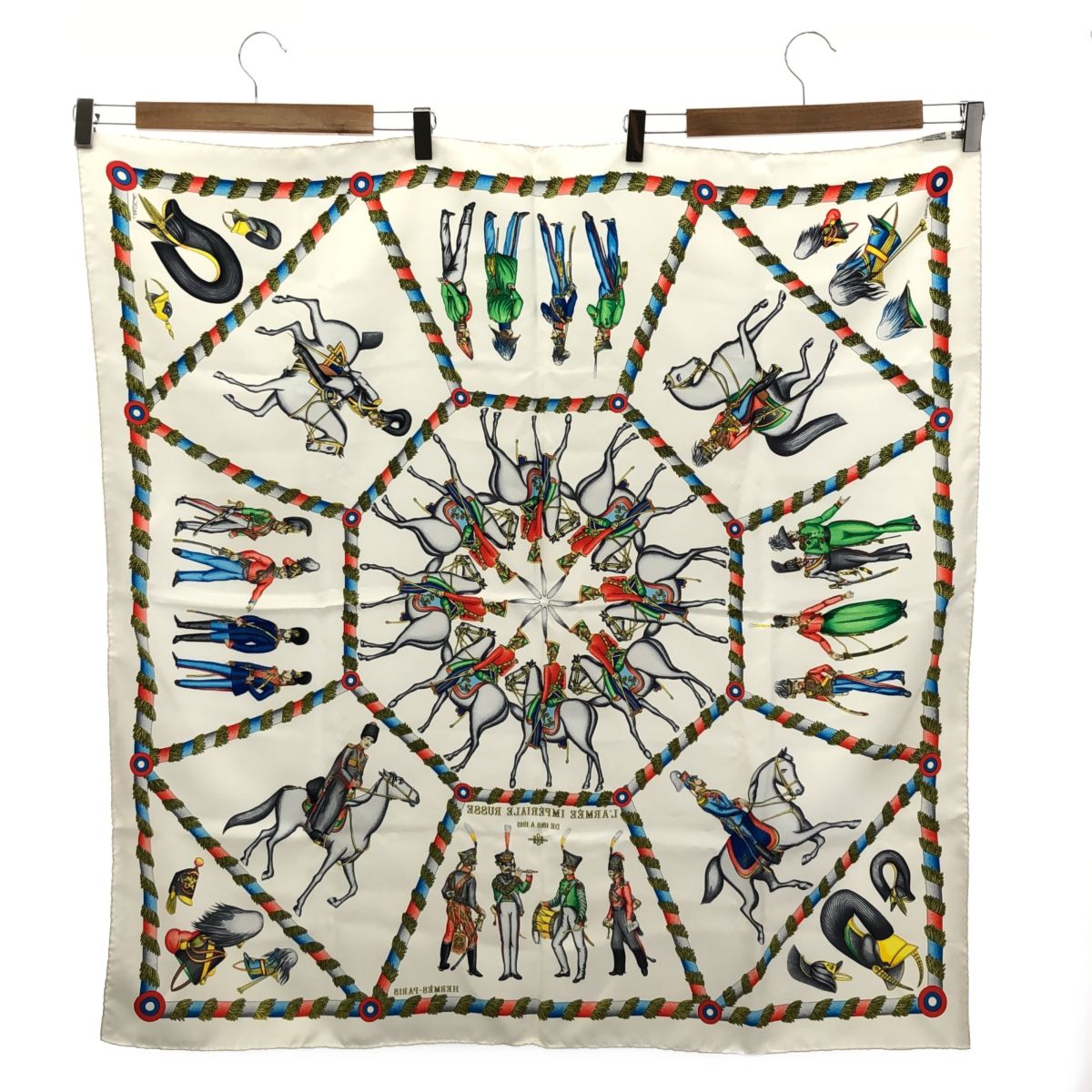 HERMES エルメス カレ90 L'ARMEE IMPERIALE RUSSE ロシア軍事博物館