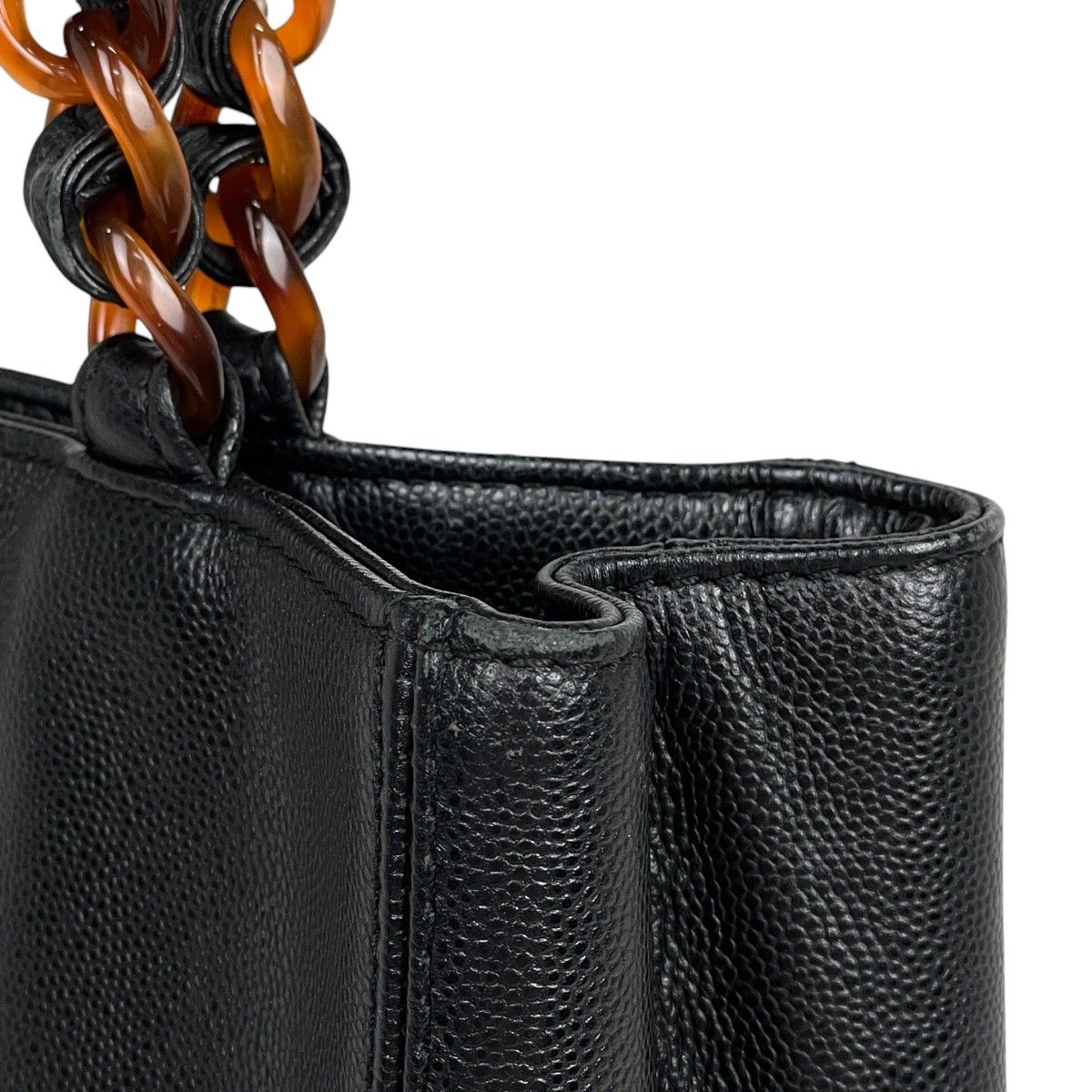 シャネル CHANEL ココマーク プラチェーン トートバッグ