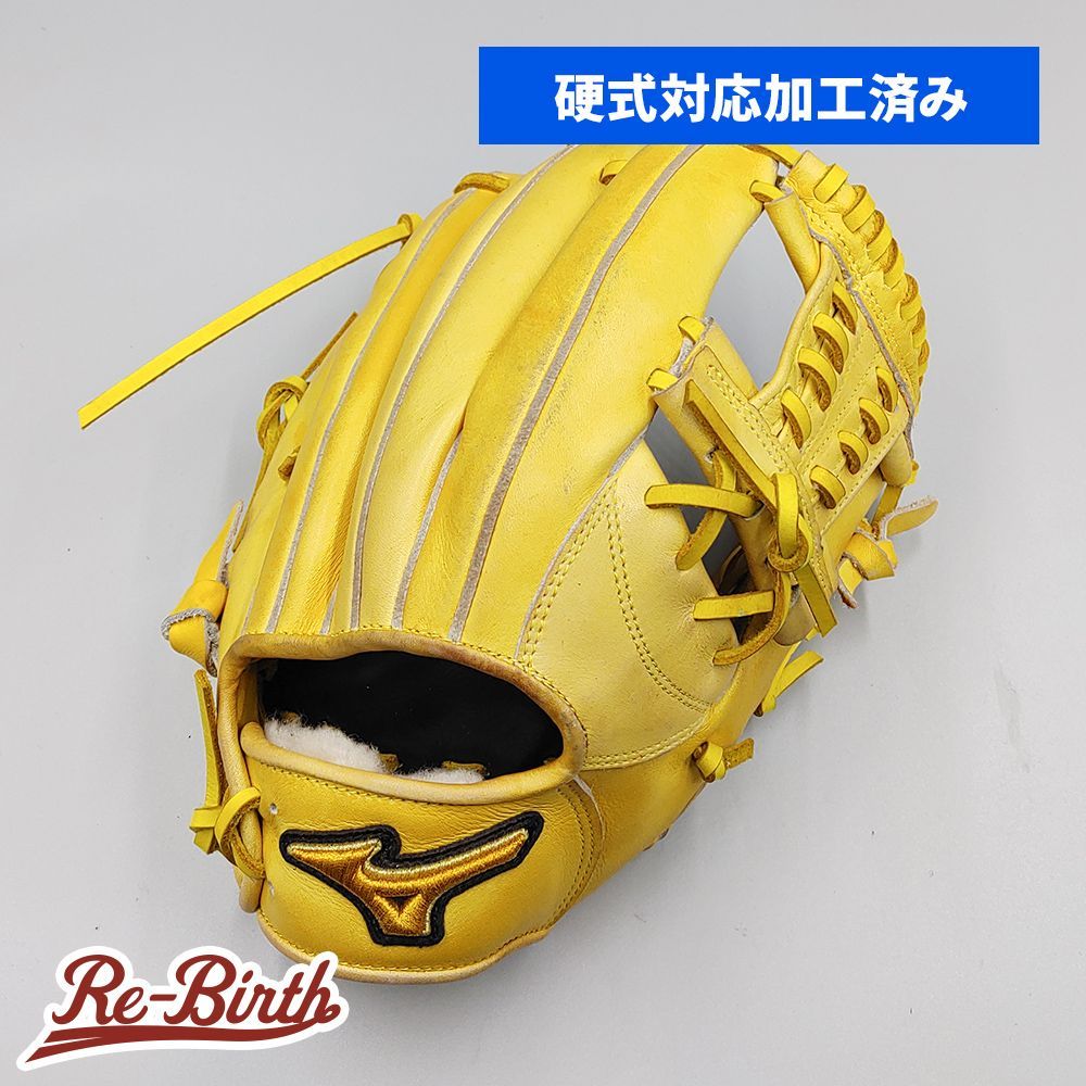 クリーニング済み (高校野球対応)】 ミズノ 硬式グローブ / 内