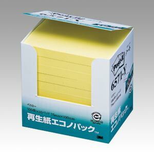 まとめ ふせん スリーエム ポスト イット Ｒ 製品 エコノパック ＴＭ 製品シリーズ イエロー 6571-Y 4547452939428 ●エコノパック 1箱 ×3セット