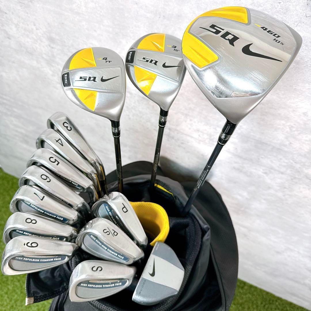 ナイキ メンズ ゴルフクラブセット 右利き キャディバック フルセット