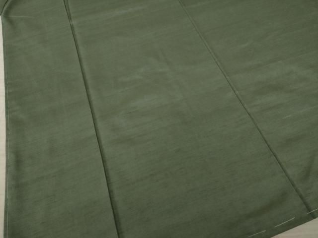 平和屋着物○男性 紬 霞文 庇護煤竹色 正絹 逸品 CAAU2909yc 