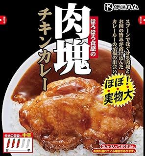 伊藤ハム 肉塊ポークカレー10食 レトルトカレー ほろほろ食感 チキン