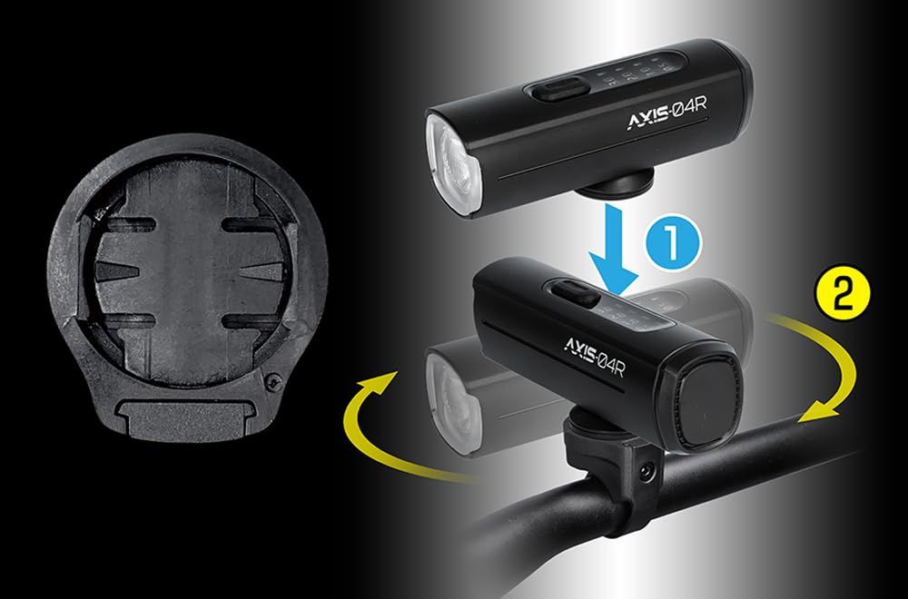 GENTOS ジェントス バイクライト USB充電式 明るさ1000ルーメン|実用点灯1時間|防噴流|時速25km以上対応 充電池使用 アクシス AXS-04R 1000ルーメン|充電式|時速25km以上対応 AXS-04R