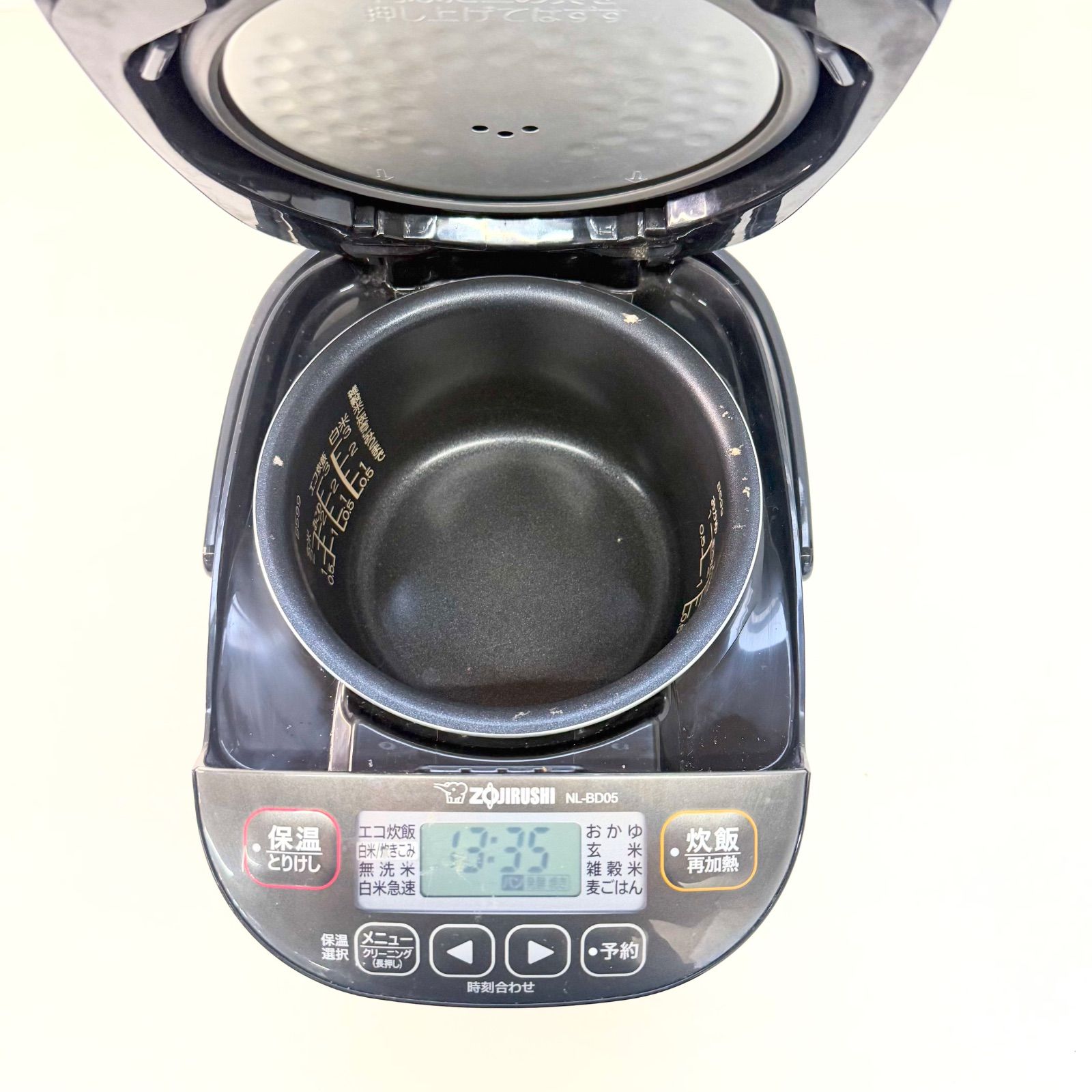 現状品】象印 マイコン 炊飯ジャー 炊飯器 NL- BD05 2021年製