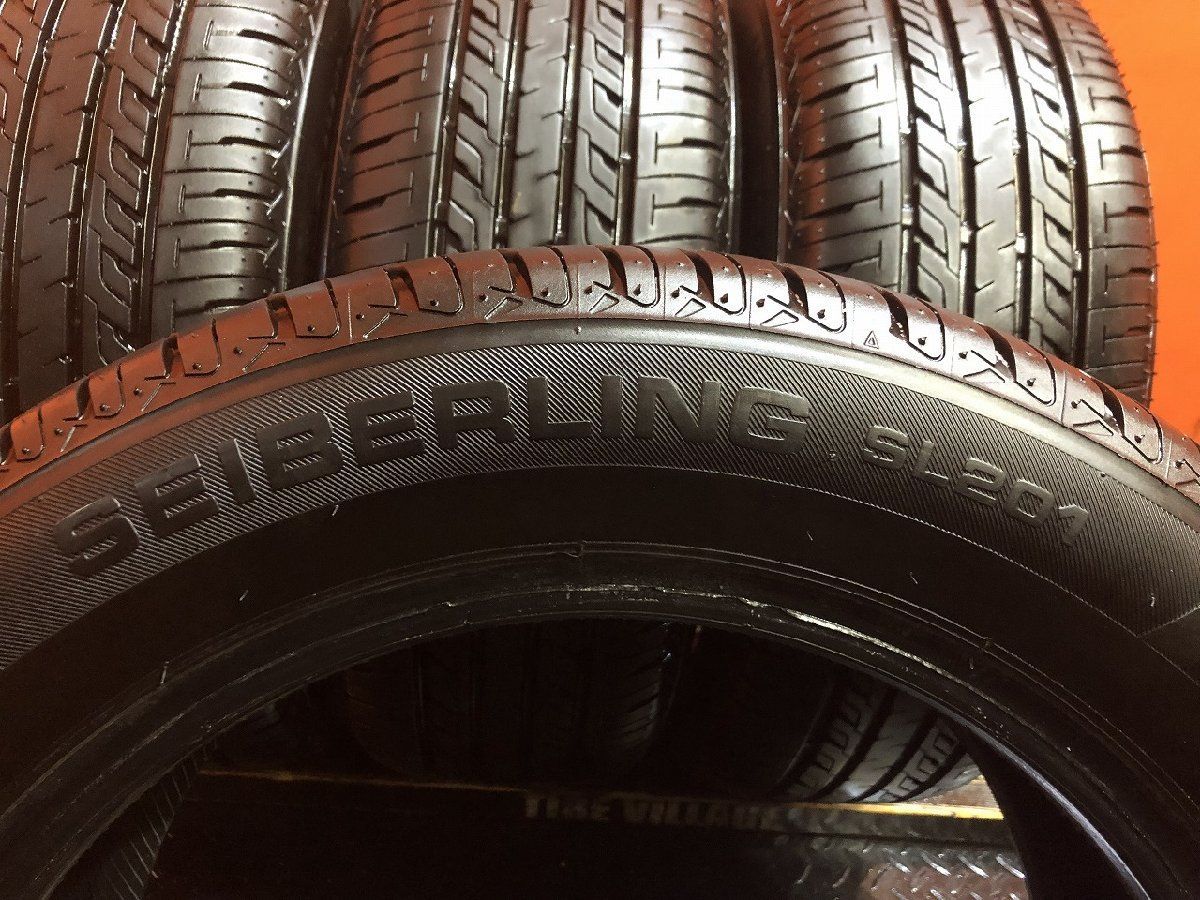 SEIBERLING SL201 205/55R16 16インチ 夏タイヤ 4本 23年製 バリ溝