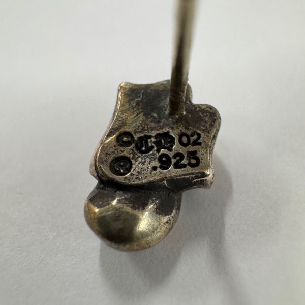 【新品未使用】クロムハーツ　ピアスリップ&タン　スタッド クロムハーツ（Chrome Hearts）ピアスリップ＆タン スタッド