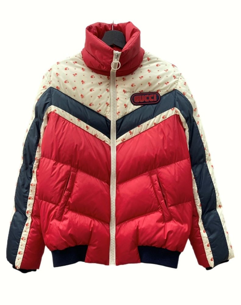 グッチ GUCCI 18AW FLORAL PADDED DOWN JACKET フローラル パデット