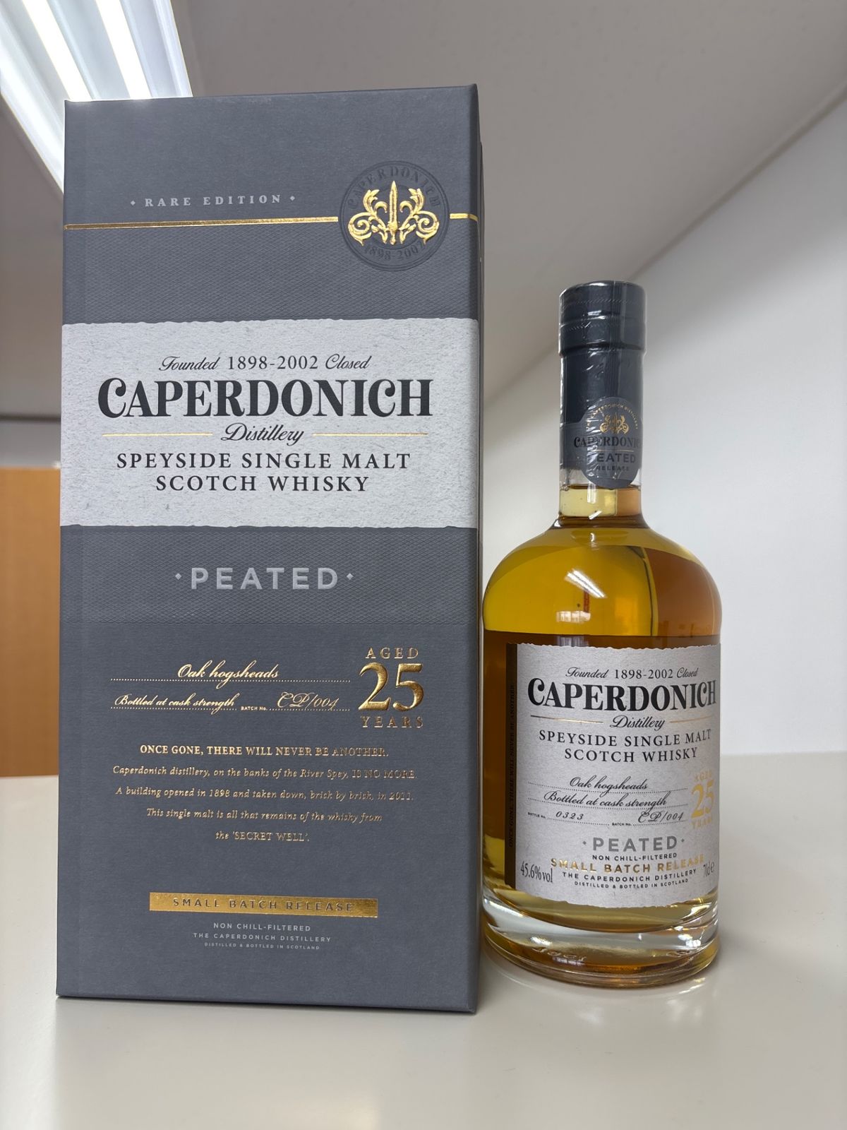 キャパドニック ピーテッド 25年 700ml【1本】 キャパドニック ピーテッド 25年 700ml 45.5％ | サトー酒店