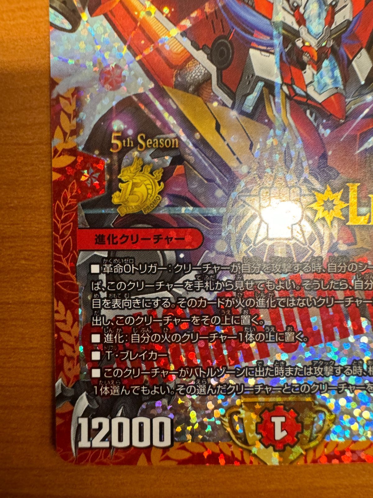 デュエルマスターズ/プロモ/火/5th　season公認チャンピオンシップ　優勝者賞　P58/Y16[プロモ]：ボルシャック・ドギラゴン ボルシャック・ドギラゴン 5th Season PROMO プロモ デュエマ