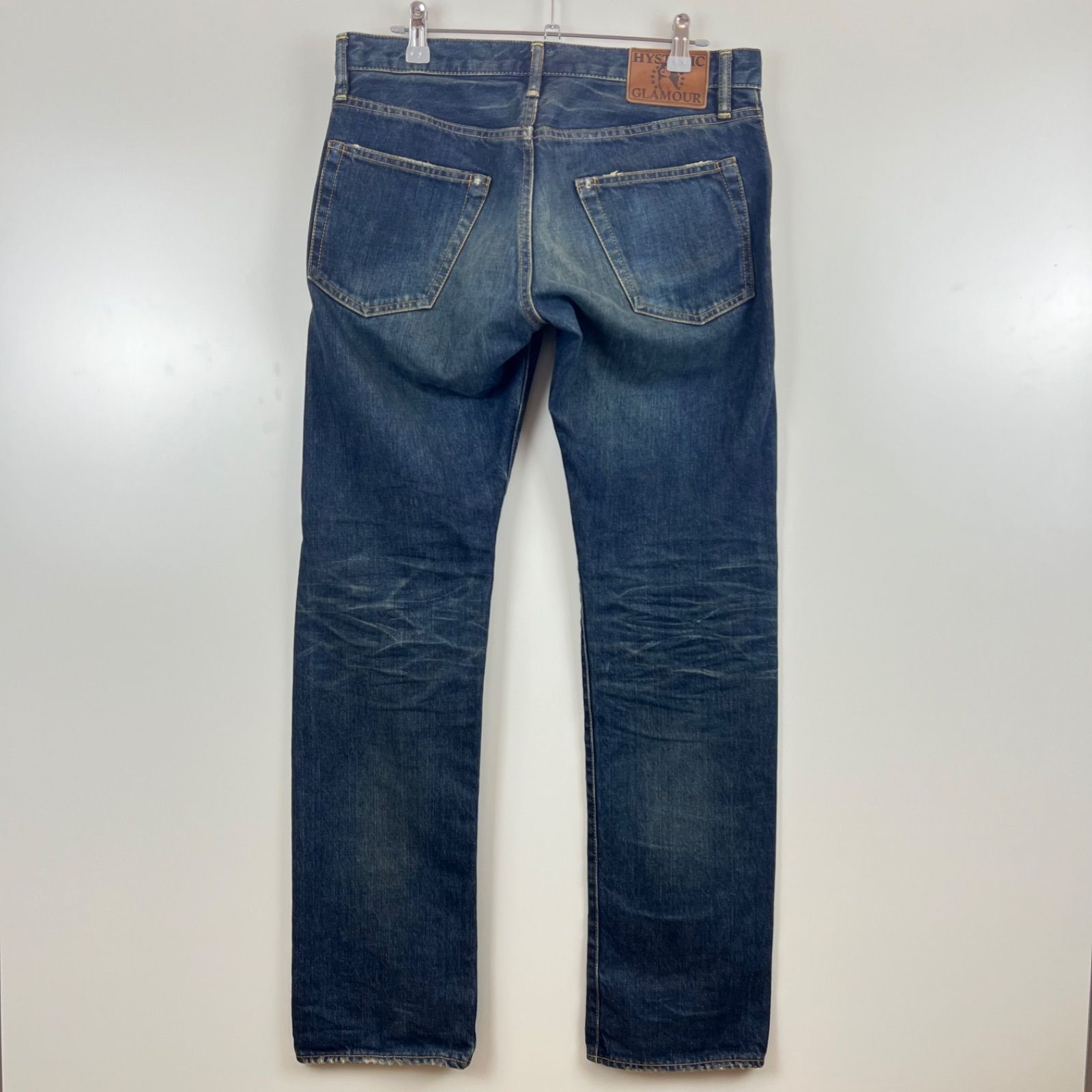 大特価 denim damage W30 GLAMOUR HYSTERIC grunge ヒステリック y2k パンツ