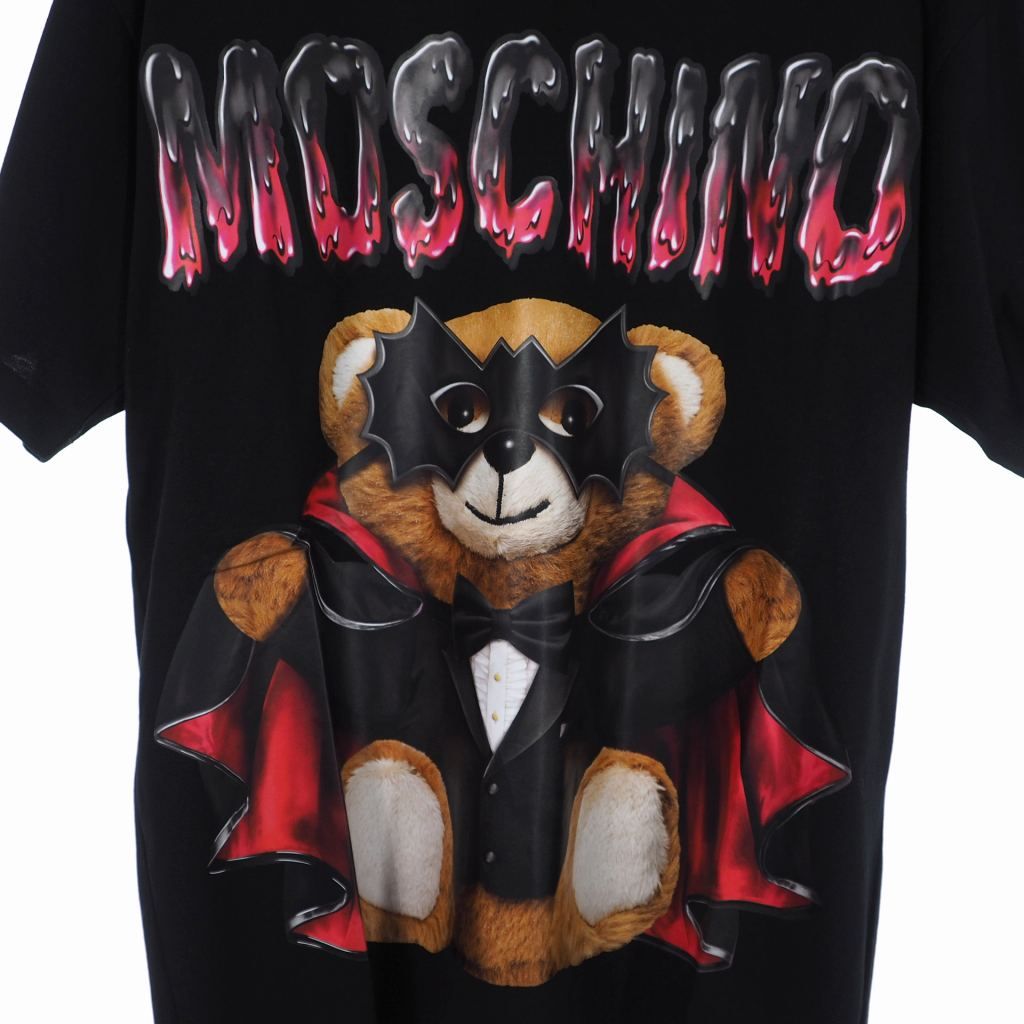 モスキーノ MOSCHINO 20SS バッド テディベア プリント Tシャツ ...