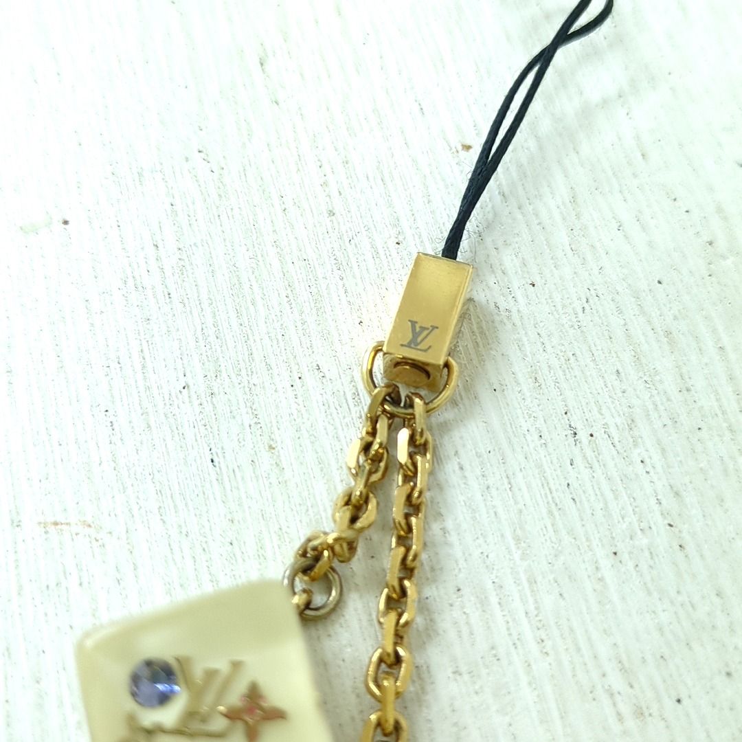 LOUIS VUITTON ルイヴィトン テレフォンヌ キューブ 携帯ストラップ