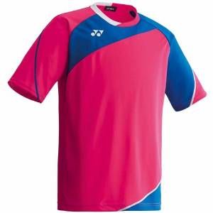 【新品・5営業日で発送】YONEX ヨネックス (FW1004／122)ﾖﾈｯｸｽ ﾕﾆｹﾞｰﾑｼｬﾂSS　ｶﾗｰ：ﾌﾞﾗｲﾄﾋﾟﾝｸ　ｻｲｽﾞ：L