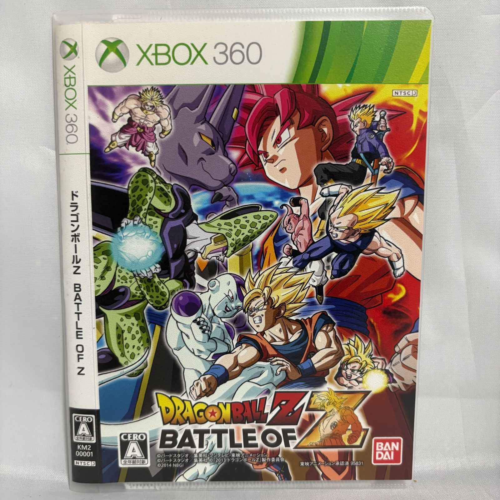 XBOX360 Dragon Ball Z Battle of Z Xbox Game Software Operation Confirmed [Used]