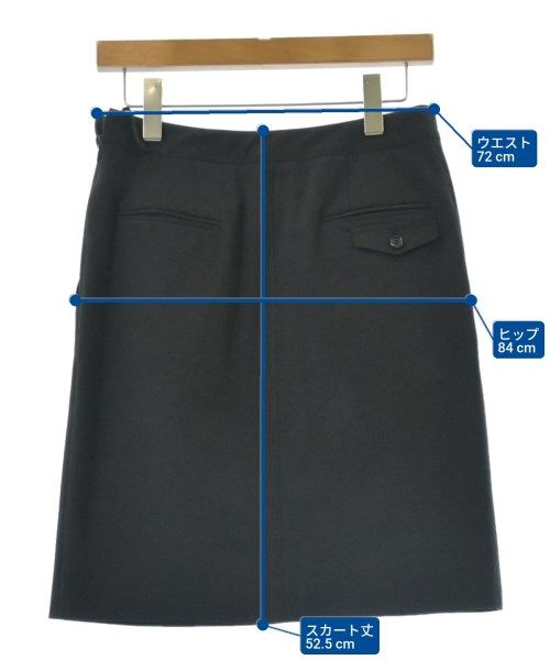 PRADA ひざ丈スカート レディース 【古着】【中古】【送料無料