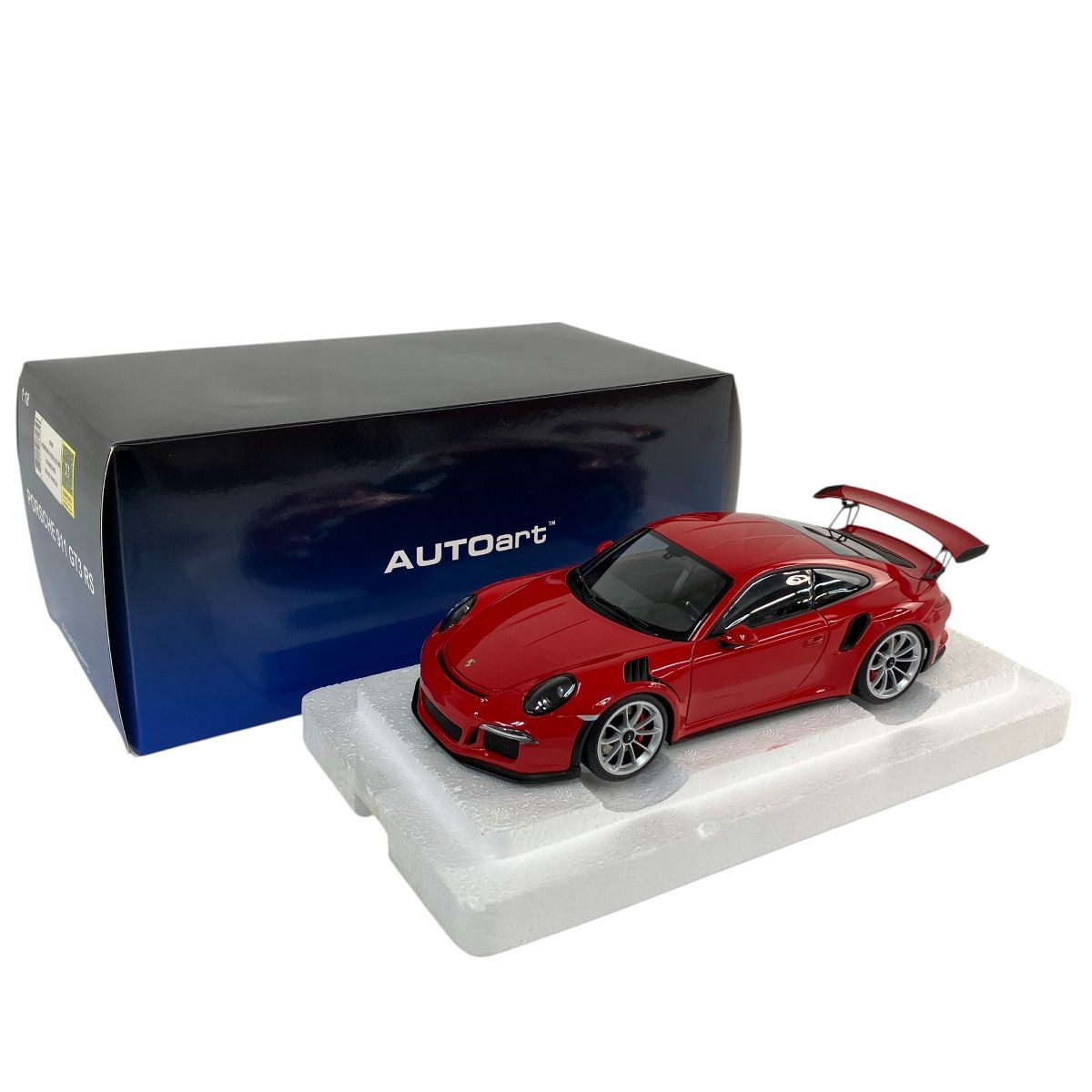 AUTOart オートアート 1|18 Porsche ポルシェ 911 991 GT3 RS ガーズレッド ミニカー N10007804