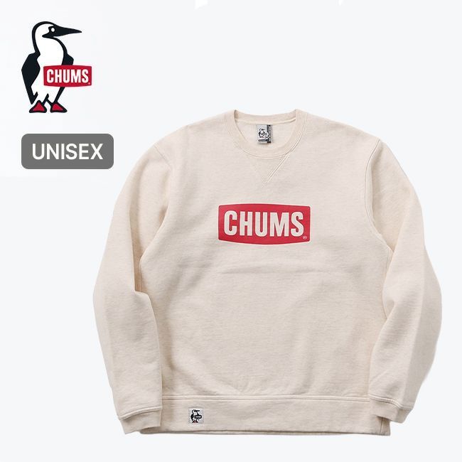 【新品】CHUMS チャムス チャムスロゴ クルートップ H.ナチュラル×レッド
