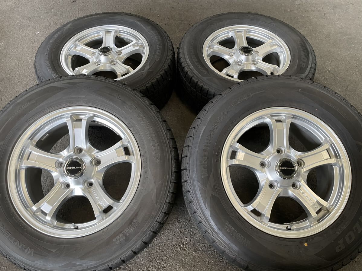 ランクル100、ランクル200に！285/60R18付き中古スタッドレスセット！キーラーフォース×ダンロップSJ8！タンドラ、セコイアにも！