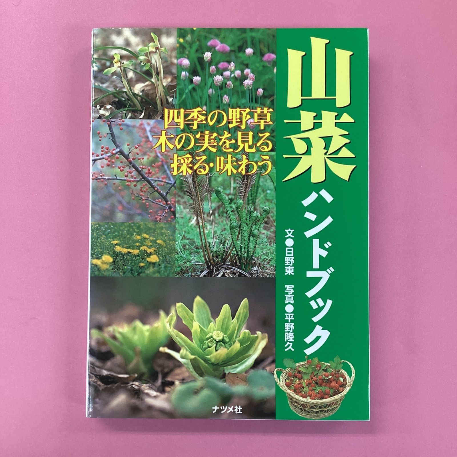 山菜ハンドブック」四季の野草、木の実を見る、採る・味わう 色々な