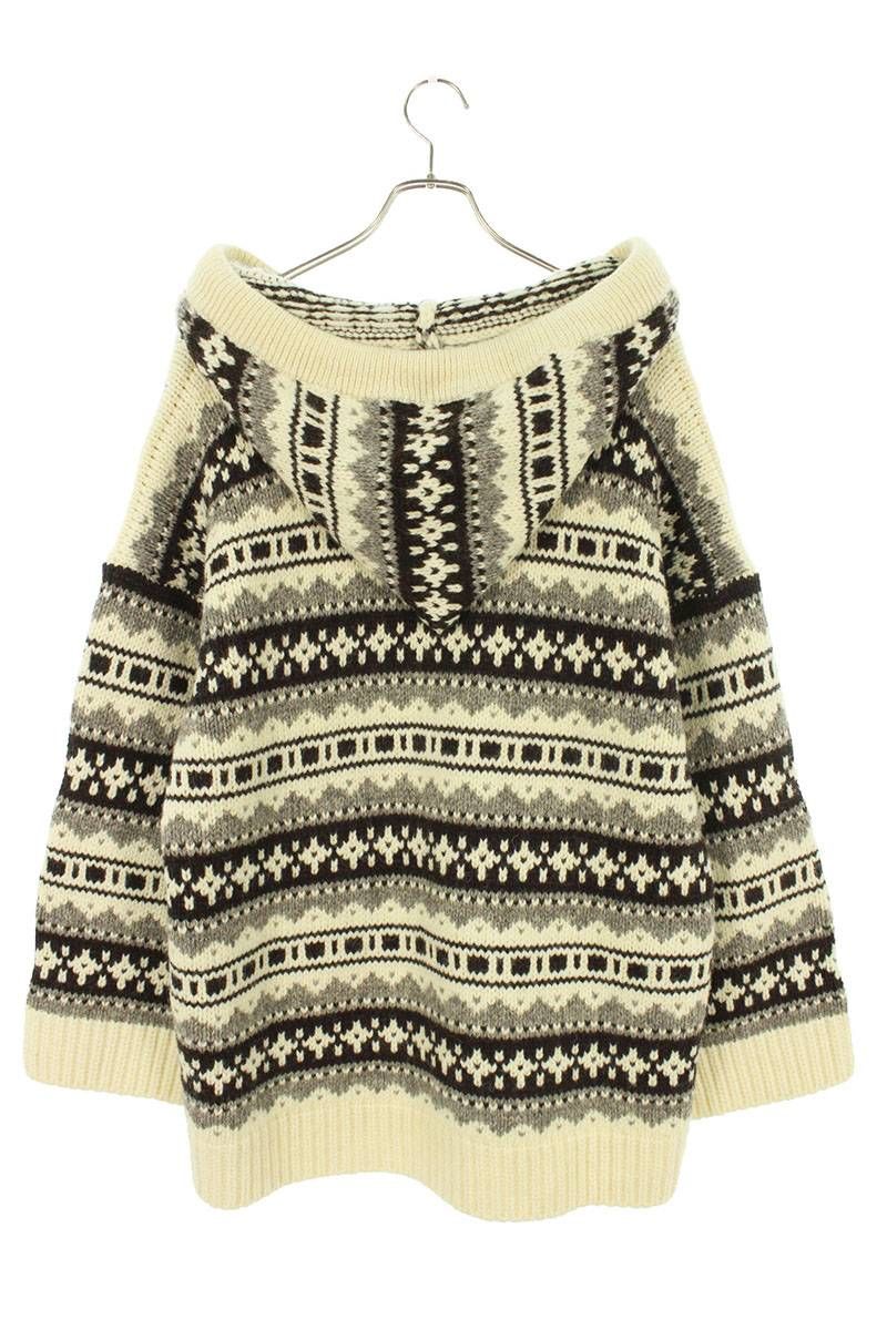 セリーヌ CELINE オーバーサイズ バハシェトランドジャカードニット XS