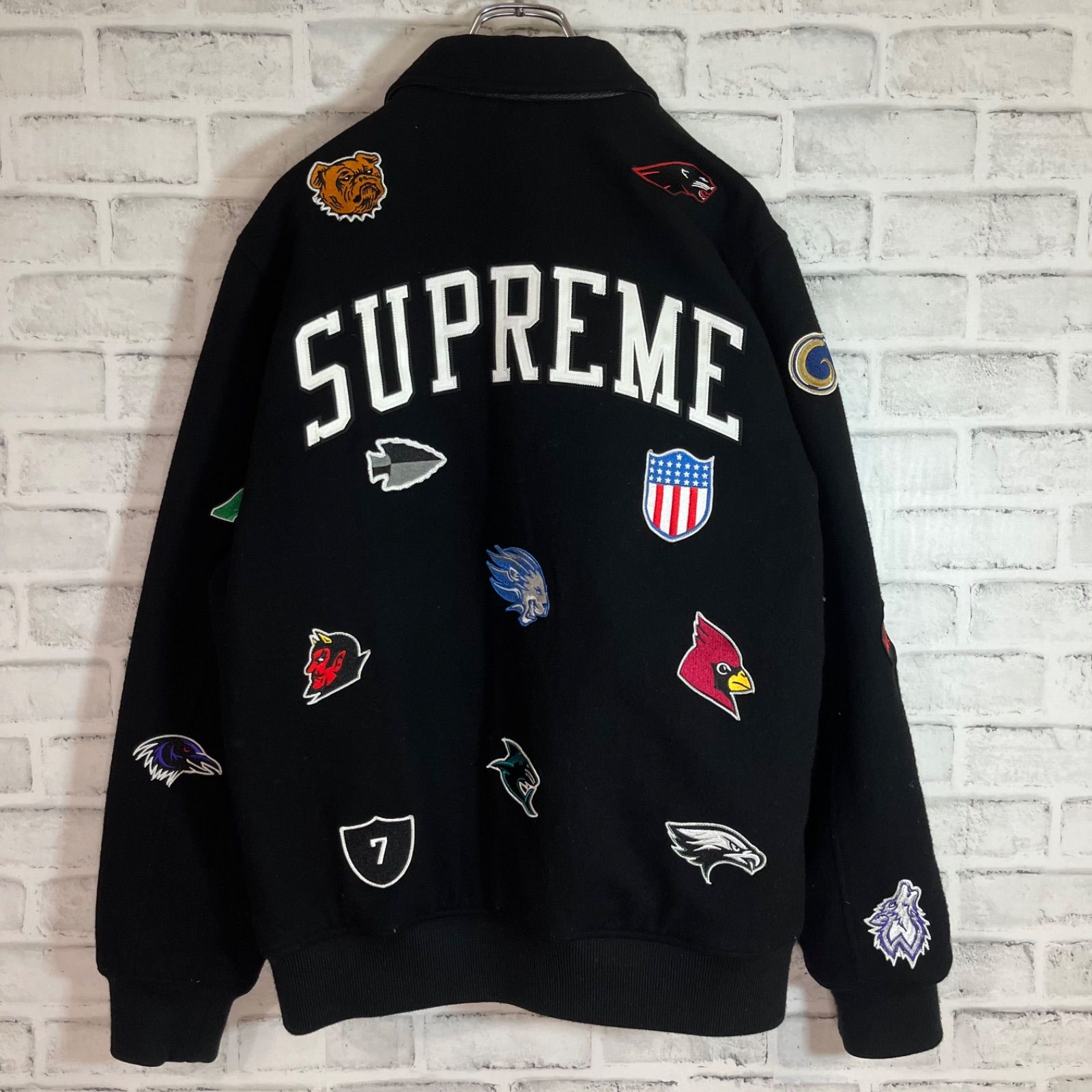 SUPREME シュプリーム スタジャン ブルゾンジャケット マルチカラー