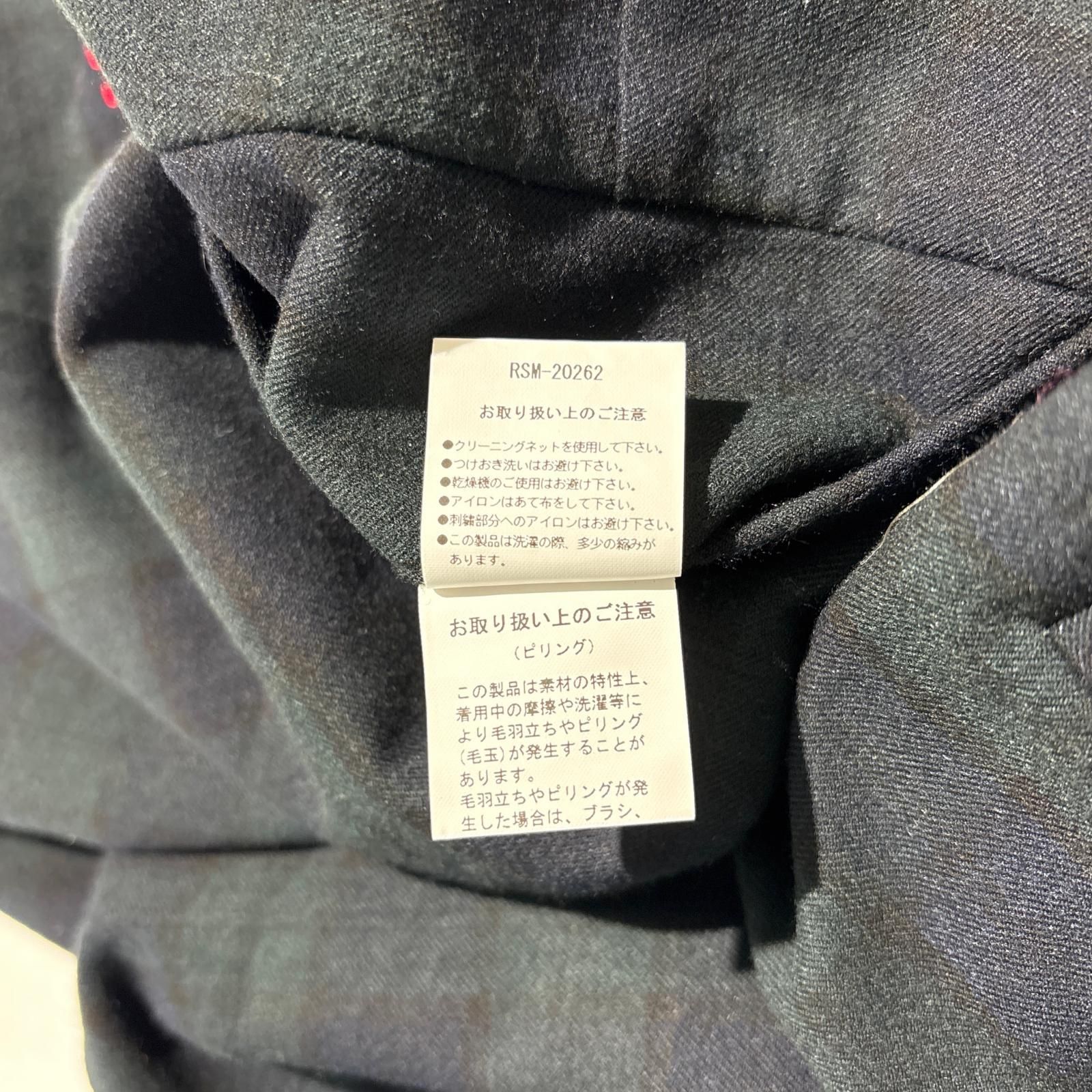 送料無料SALE! メンズ ラフ＆スウェル rough-swell パンツ S 紺系 ネイビー チェック