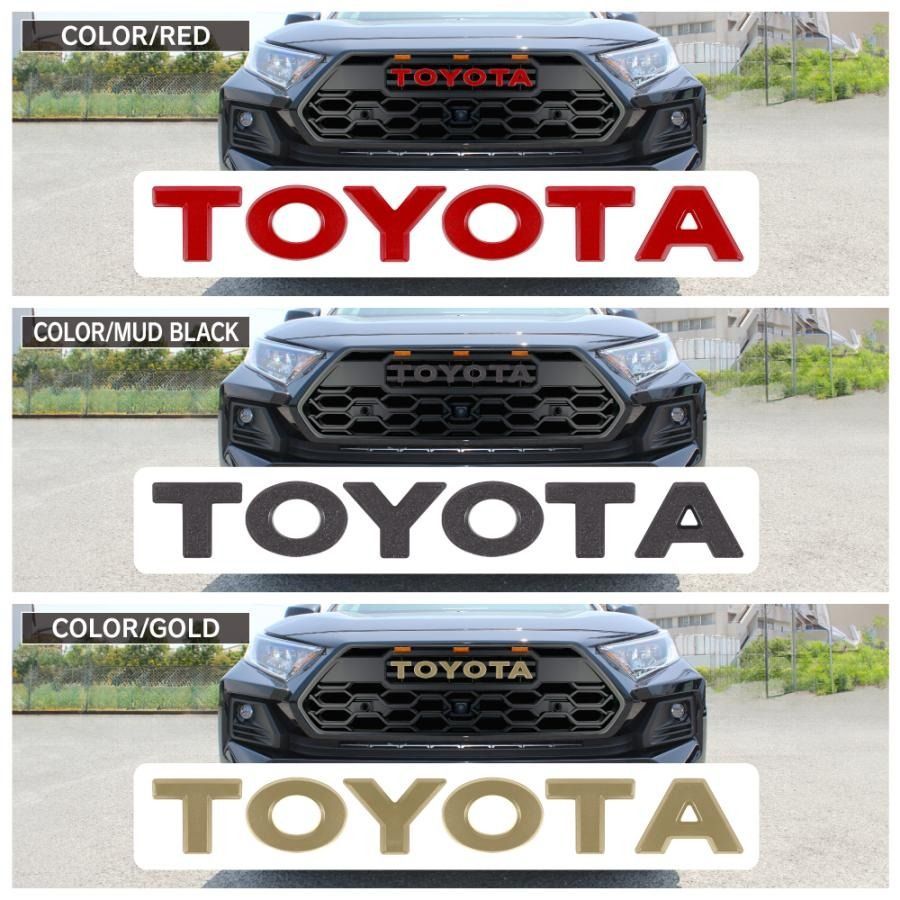 トヨタ RAV4 アドベンチャー フロントグリル TOYOTAロゴ カスタム RAV4 トヨタ RAV4 アドベンチャー フロントグリル TOYOTAロゴ カスタム RAV4