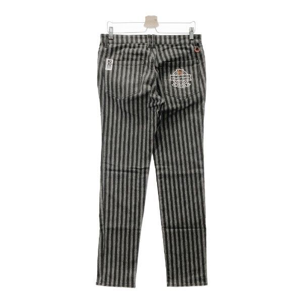 PEARLY GATES パーリーゲイツ 30周年 ストレッチパンツ ストライプ柄