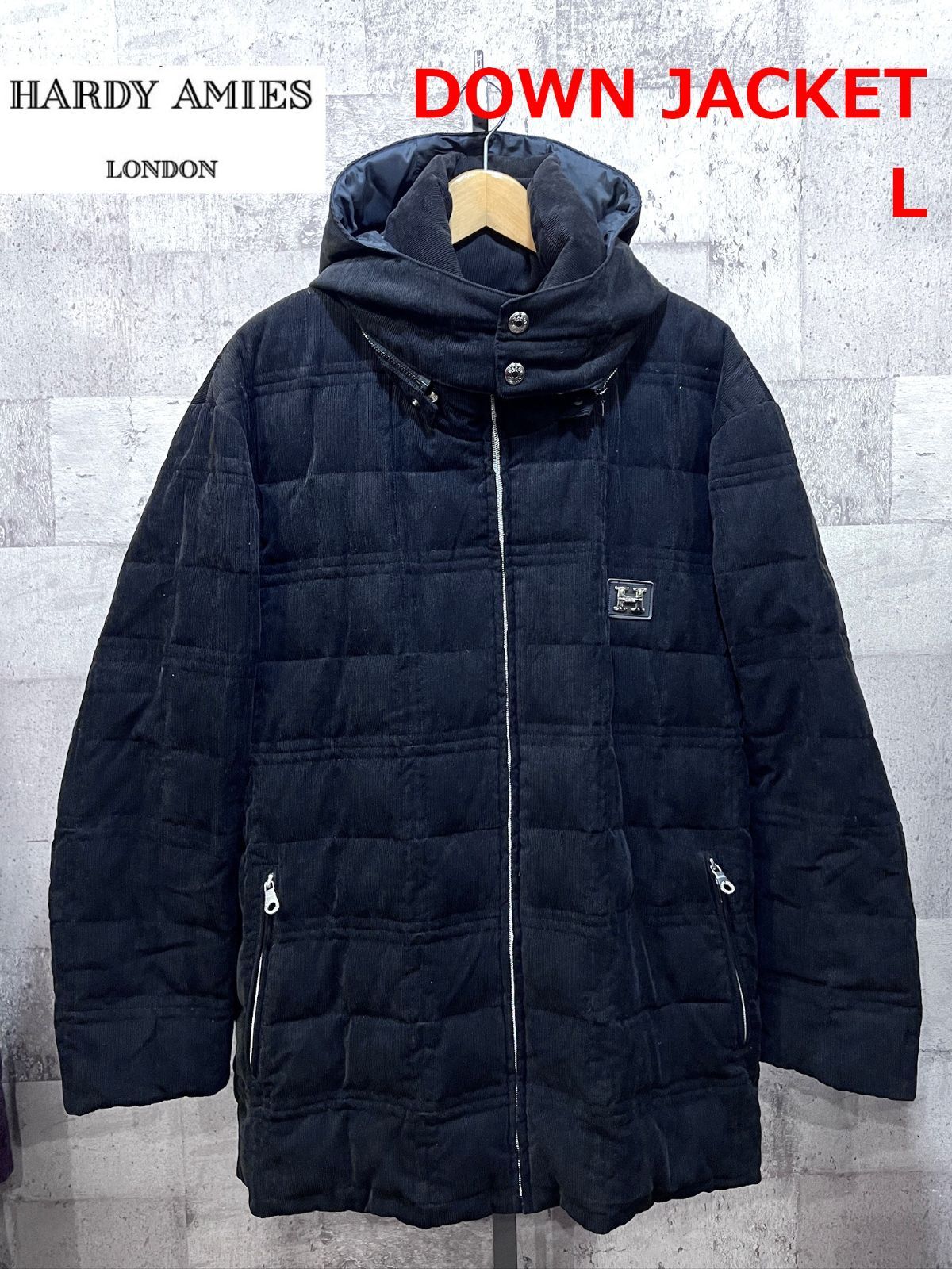 美品】HARDY AMIRS（ハーディエイミス）ダウンジャケット LL AMIES