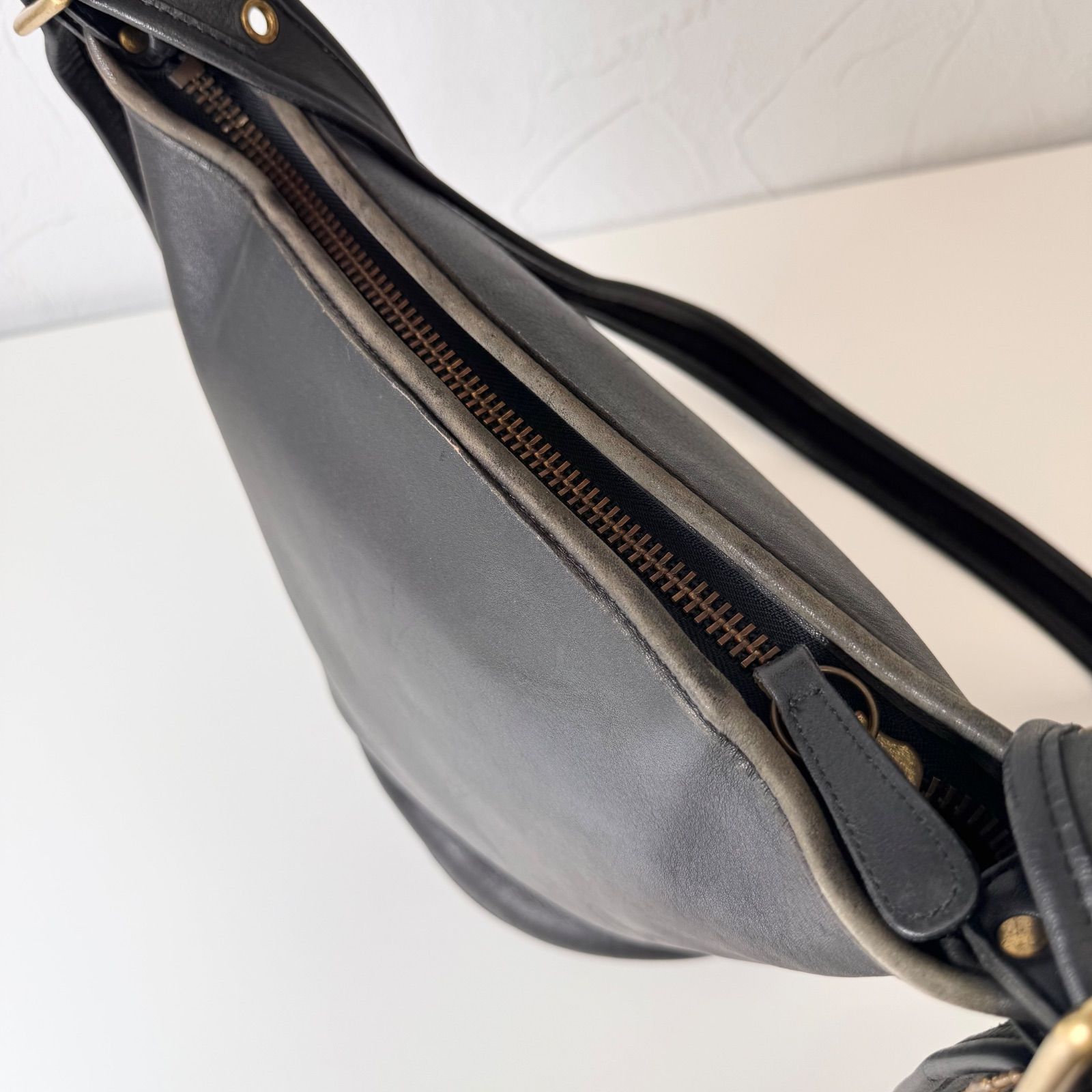 美品 オールドコーチ COACH バケツ グラブタンレザー ショルダーバッグ ✨Cランク COACH オールドコーチ ショルダーバッグ グラブ