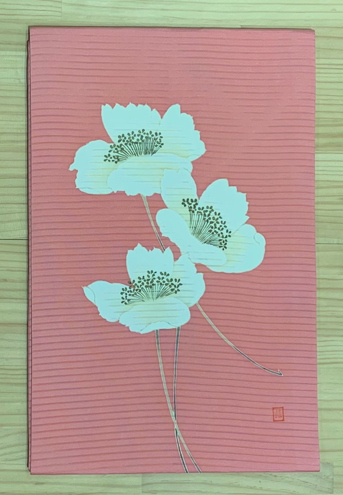 きもの蔵 ◆ 作家もの手描き 夏絽 染め名古屋帯 未着用