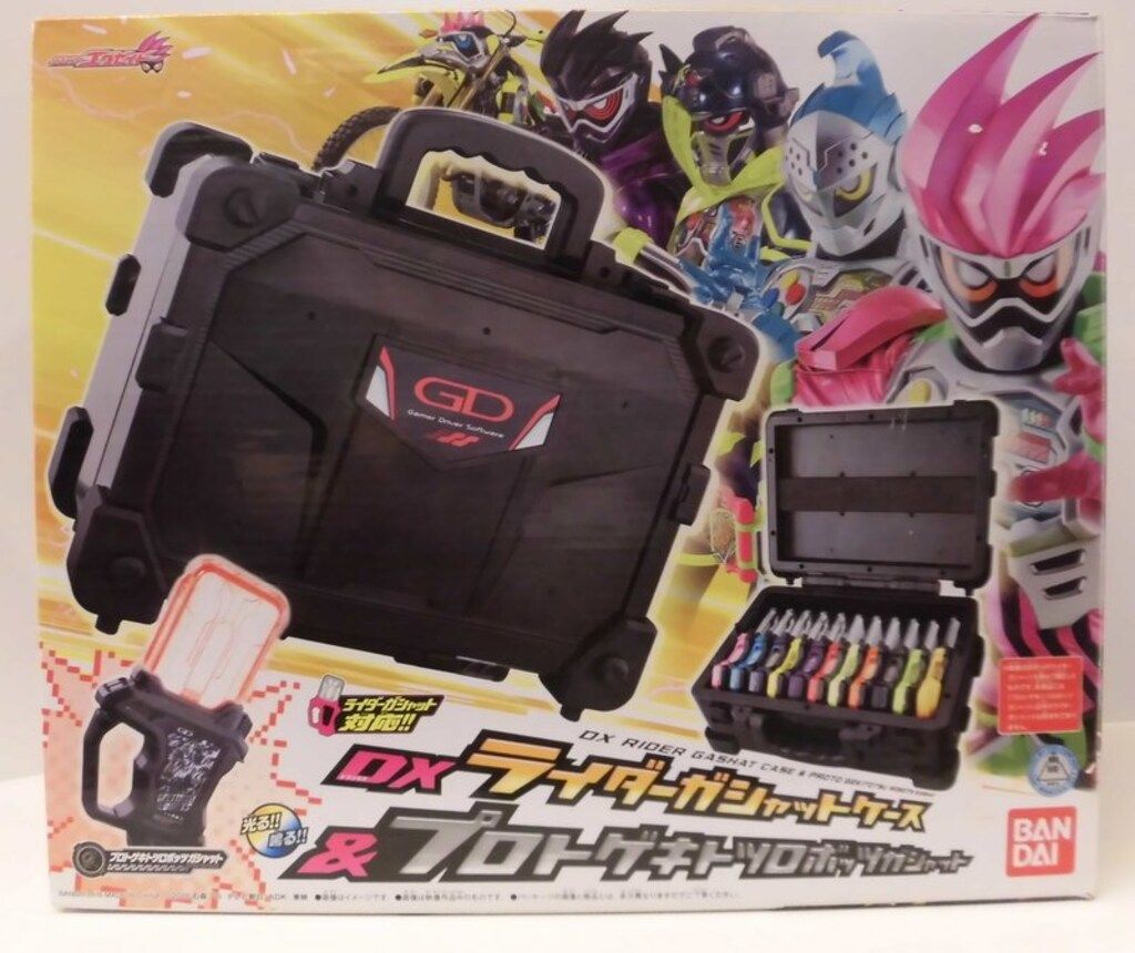 ☆未開封 仮面ライダーエグゼイド DXライダーガシャットケース