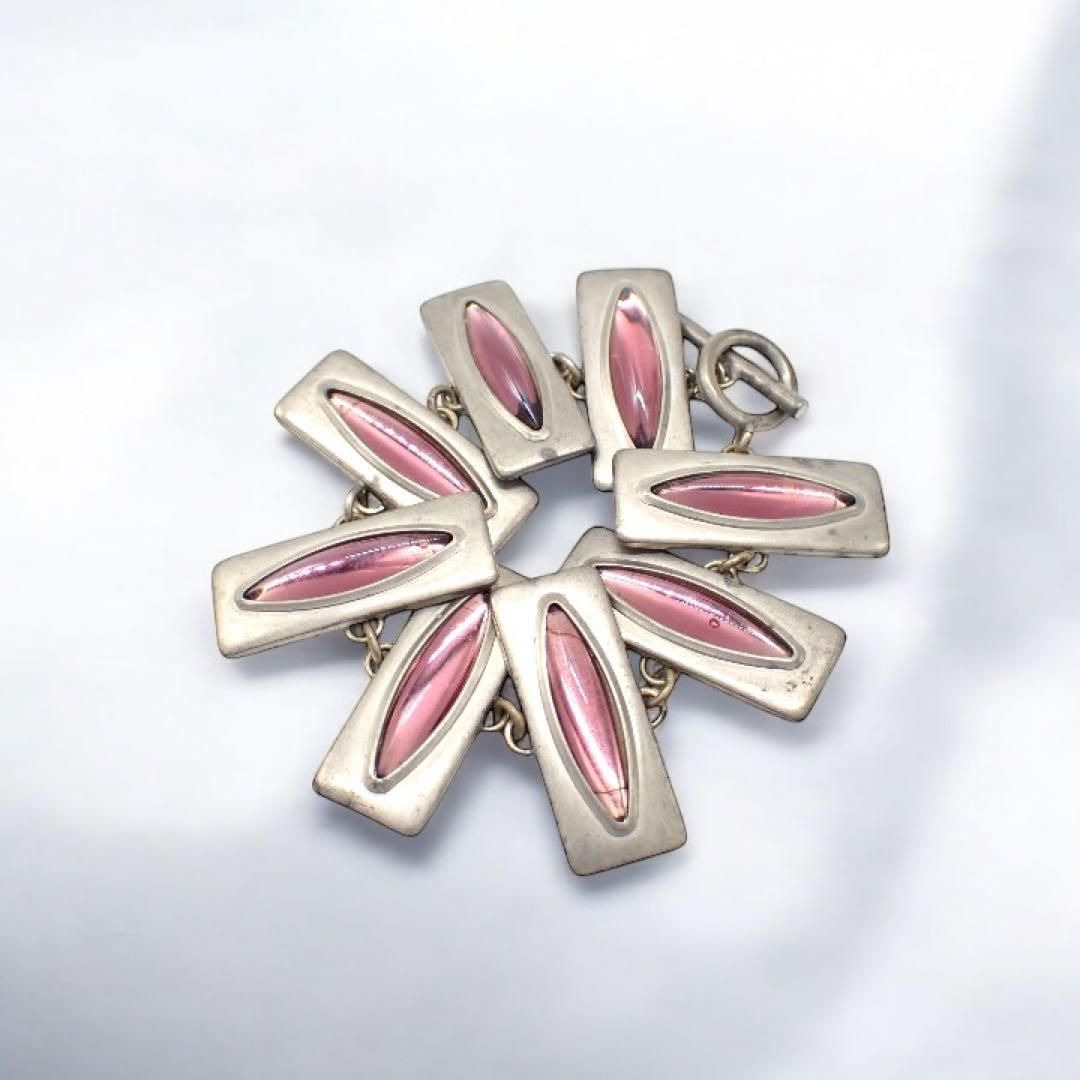 ヨルゲンジェンセン Jorgen Jensen PEWTER ブレスレット バングル 230 色石 カボション ピューター ユニセックス メンズ レディース 2584