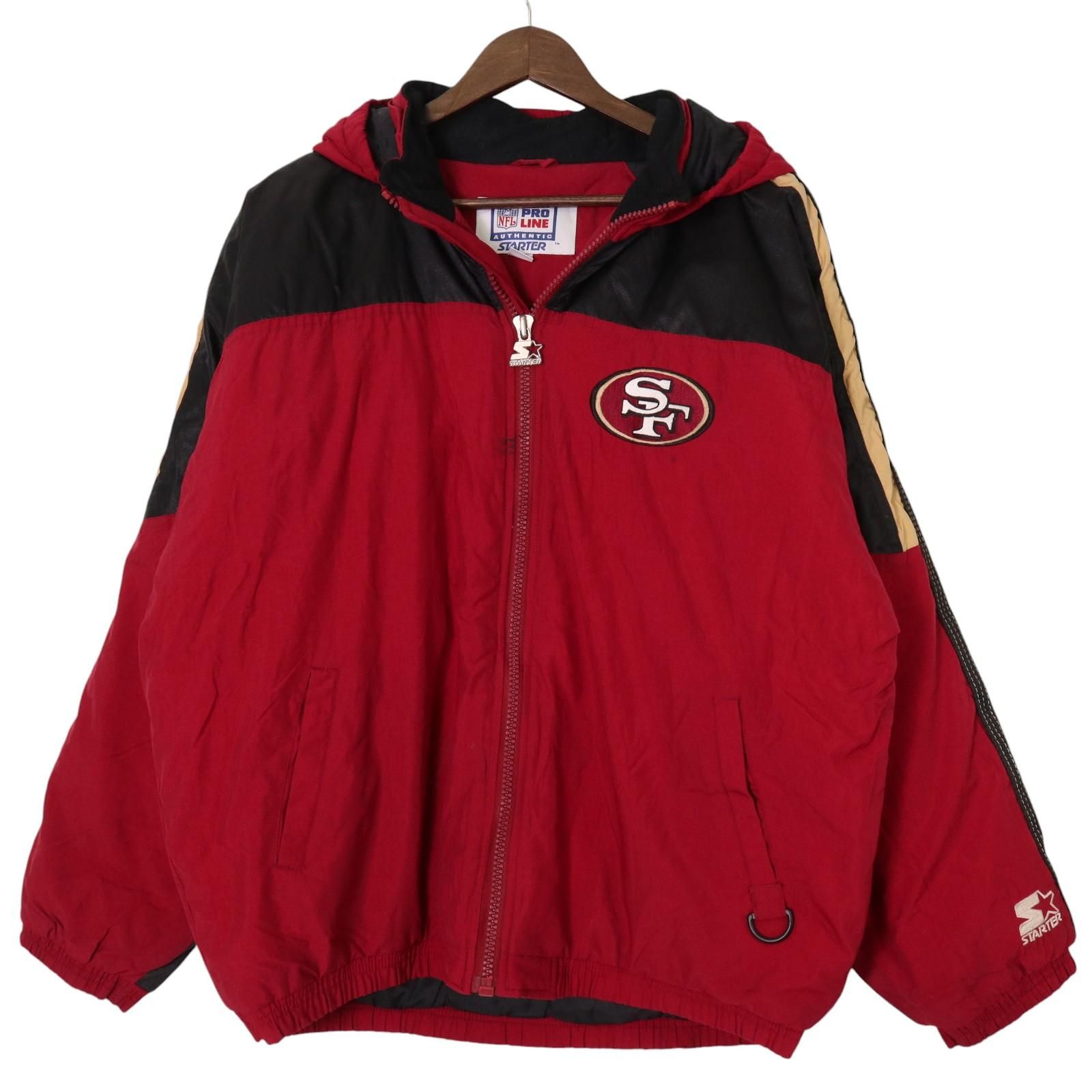 サンフランシスコ49ersのスタジアムジャンパー(authentic Lサイズ)
