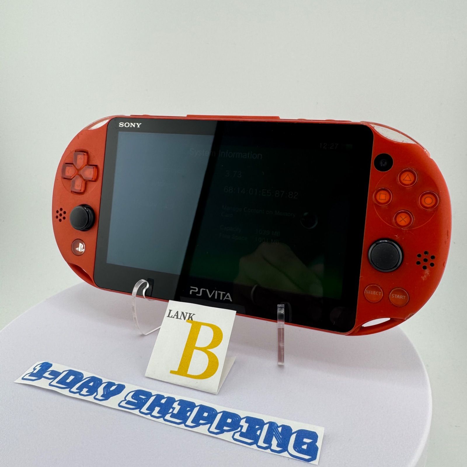 PS Vita PCH-2000 ZA26 Metallic Red 動作 済み メタリックレッド ピーエス ヴィータ ソニー PlayStation プレイステーション e386