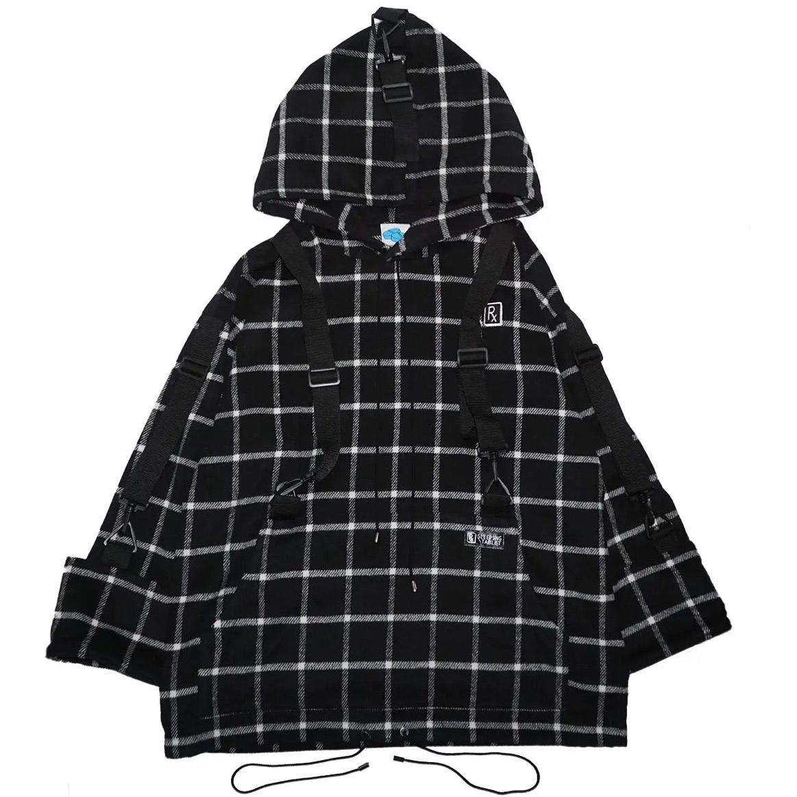 【SLEEPING TABLET】アノラックパーカー "WOOLY [ SUSPEND ANORAK ]" / BLACK