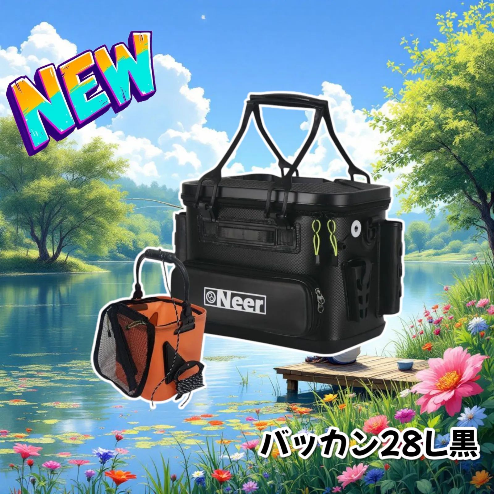 1270 バッカン タックル バッグ 28L ブラック ※北海道、沖縄