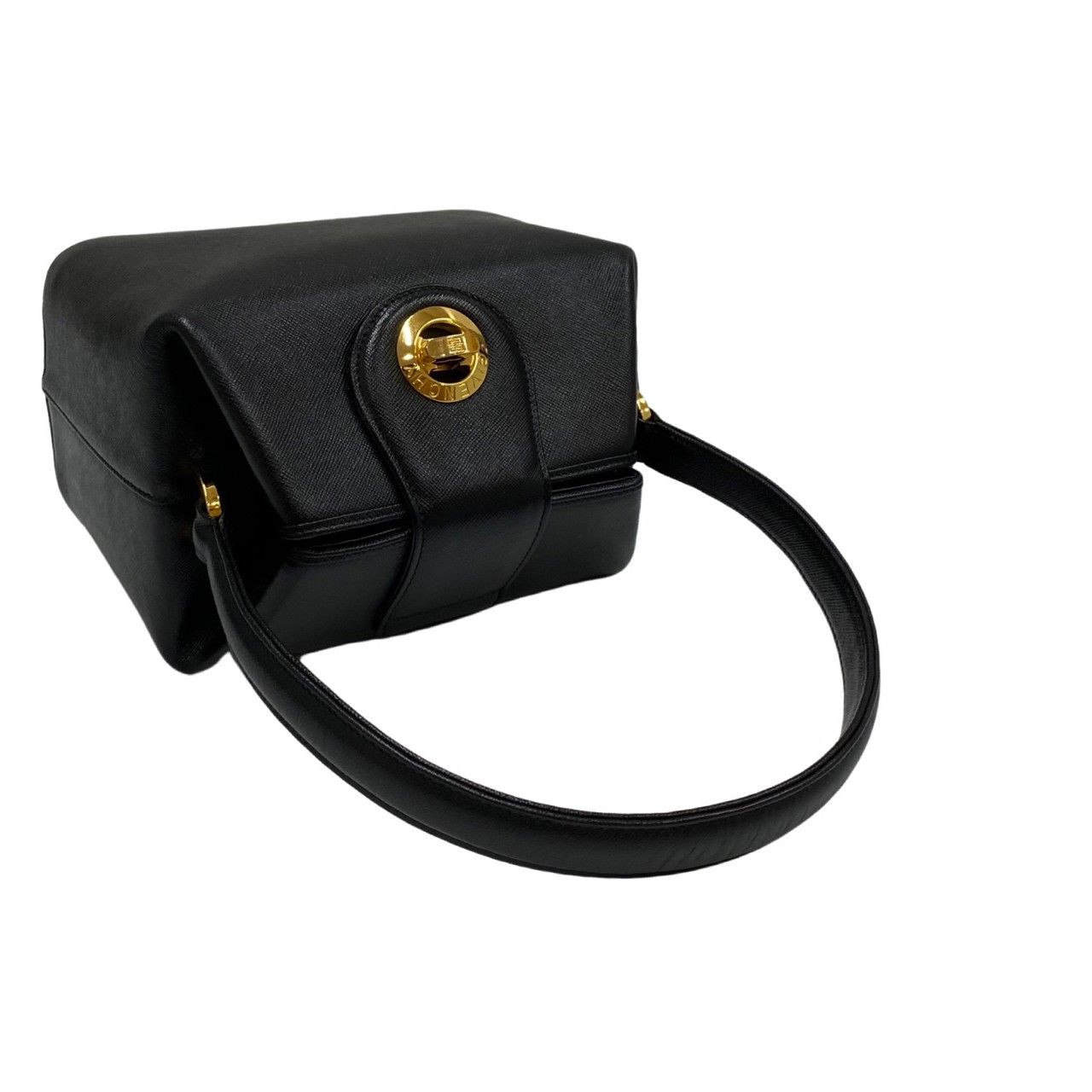 極 美品 希少品 GIVENCHY ジバンシィ ジバンシー ロゴ レザー 本革 