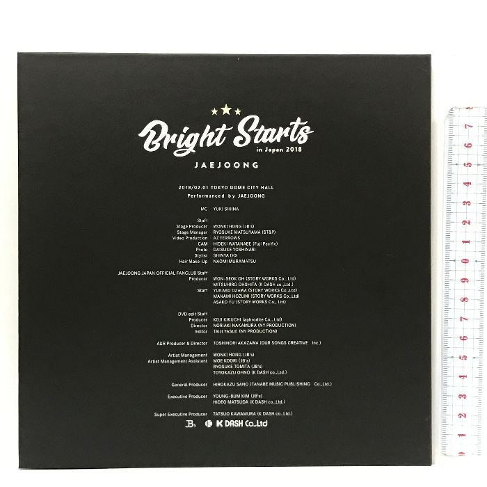 Bright Starts in Japan 2018 JAEJOONG K DASH ジェジュン DVD