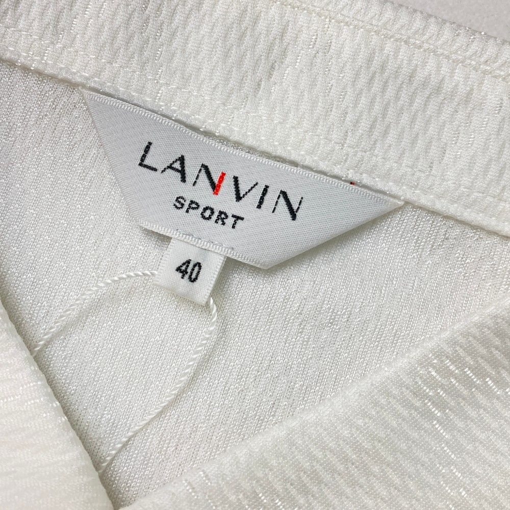 LANVIN SPORT(ランバンスポーツ) 長袖ポロシャツ サイズ40 M