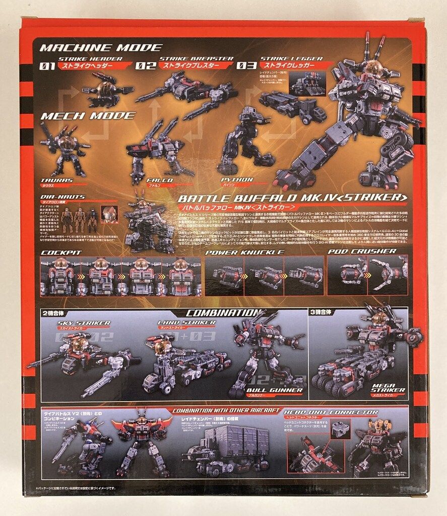 DA-29 バトル バッファロー Mk.IV ストライカー DA-29 Battle Buffalo MK-IV Striker | Diaclone Reboot
