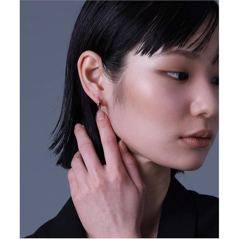 一点のみ✳︎グリーンアメジスト トリプレットハートのピアス