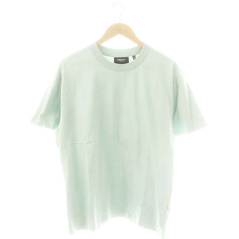フィアオブゴッド Fear of God エッセンシャルズ ESSENTIALS FOG RLCT LOGO SS TEE Tシャツ カットソー 半袖 XS ミントグリーン オフホワイト |DO OS SH