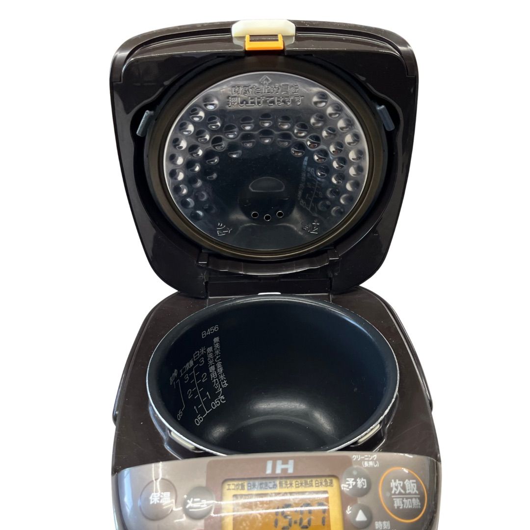 ほぼ未使用】象印 IH炊飯ジャー3合 ステンレスブラウン NP-GK05-XT IH炊飯