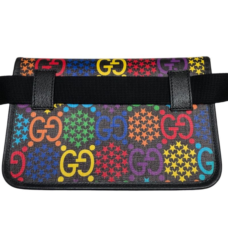 グッチ PVCレザー GGサイケデリックウエストバッグ 598113 グッチ GUCCI GGサイケデリックウエストバッグ 598113 マルチ